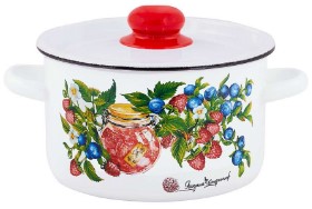 Кастрюля эмал цил Конфитюр 1,5л ТМ Appetite