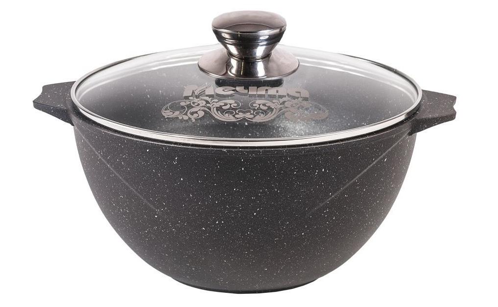 МЕЧТА Гранит black Казан 8 л., ст.крышка