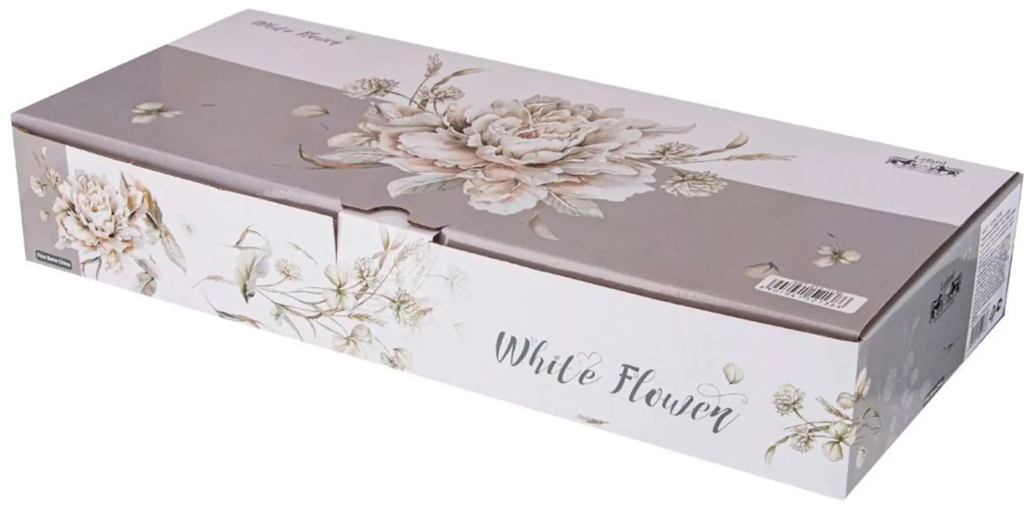 ЧАЙНАЯ ПАРА LEFARD "WHITE FLOWER" 330 МЛ СЕРАЯ (КОР=24НАБ.)