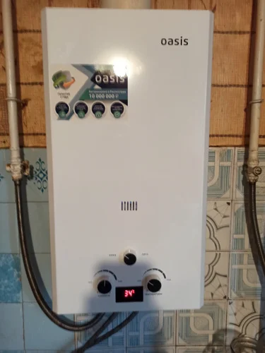 Газовый водонагреватель Oasis OR-24 W белый