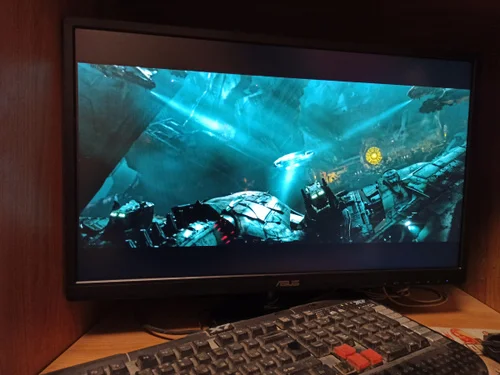 Монитор 23.8" ASUS VA249HG IPS 1920x1080, 120 Гц, 1 мс, 16:9, 300 кд/м², HDMI 1.4, VGA, 3.5 Jack, Adaptive-Sync, черный