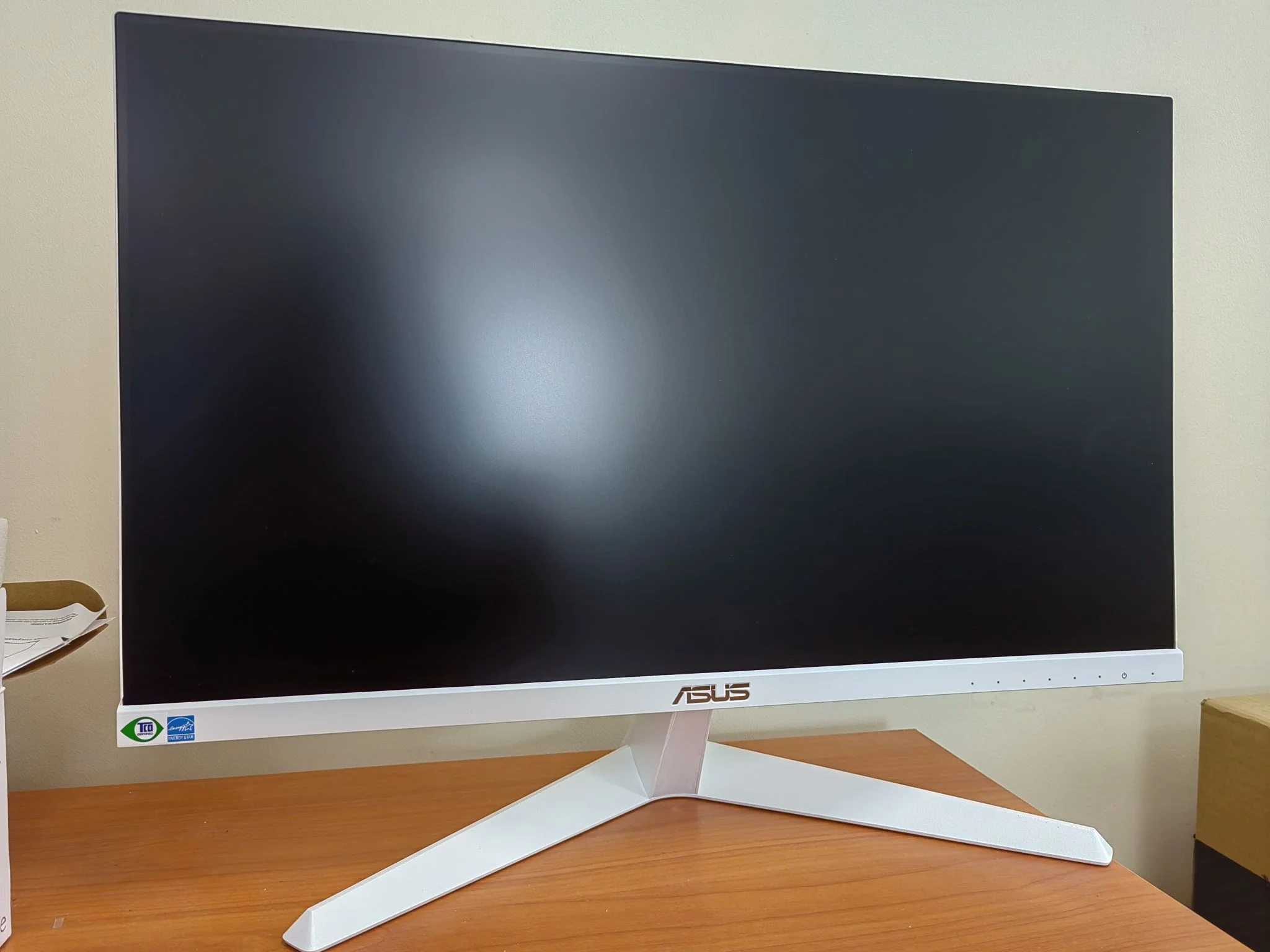 Монитор 23.8" ASUS VY249HF-W IPS 1920x1080, 100 Гц, 1 мс, 16:9, 250 кд/м2, 1xHDMI, 1x3.5 мм, белый