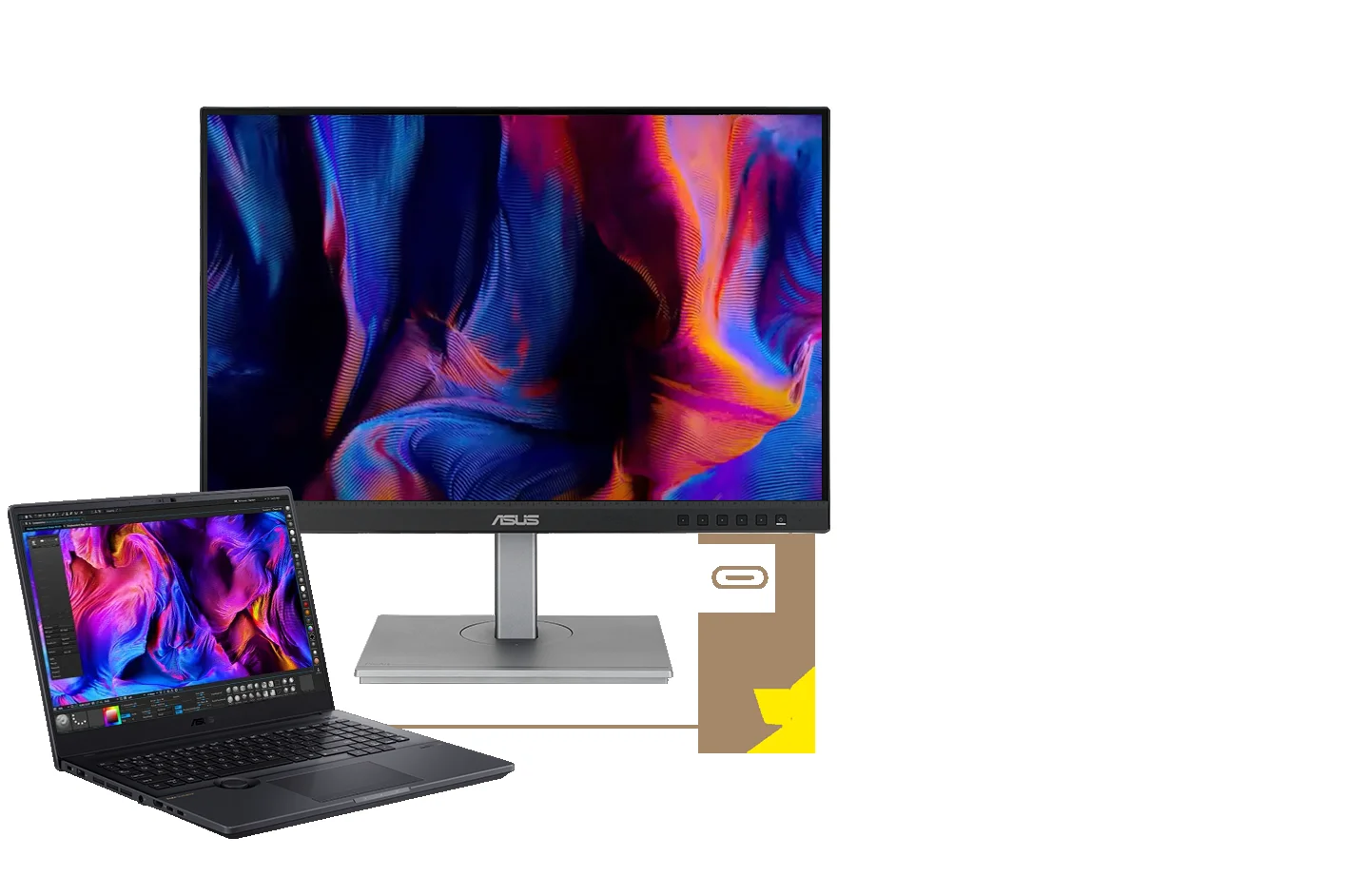 Монитор 24.1" ASUS ProArt PA248CNV IPS 1920x1200, 75 Гц, 5 мс, 16:10, 300 кд/м2, 1xHDMI, 2хDP, черный/серебристый