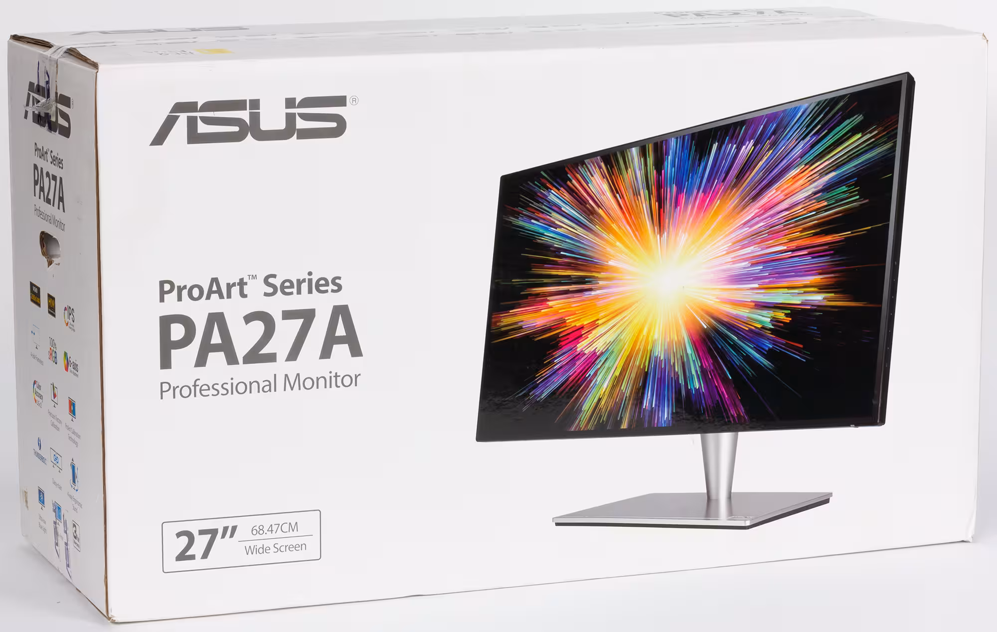 Монитор 27" Asus ProArt PA27JCV IPS 5120x2880, 60 Гц, 5 мс, 16:9, 350 кд/м², 2×HDMI, 2×DisplayPort, USB-C, USB Hub (3×USB-A), динамики, черный