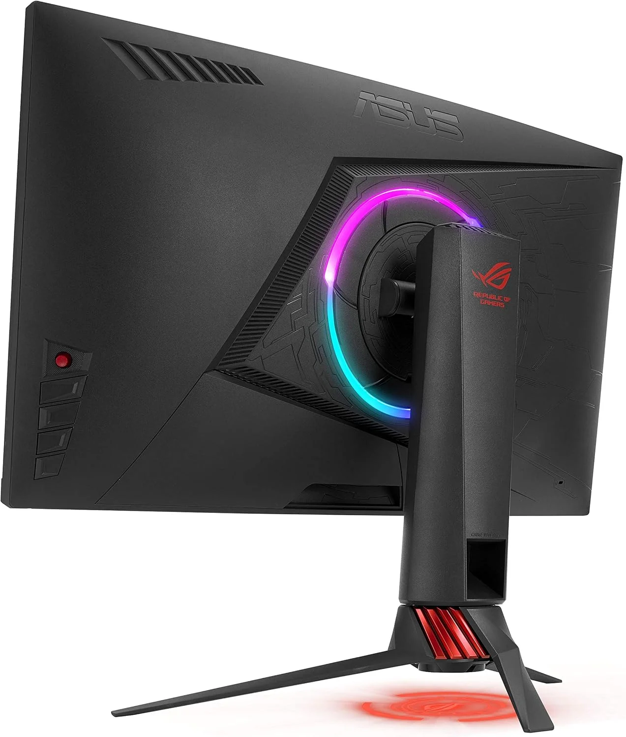 Монитор 27" ASUS ROG Strix XG27WCS Fast VA 2560x1440, 180 Гц, 1 мс, 16:9, 400 кд/м², DisplayHDR 400, HDMI 2.0, DP, USB-C, 3.5 Jack, FreeSync, изогнуты