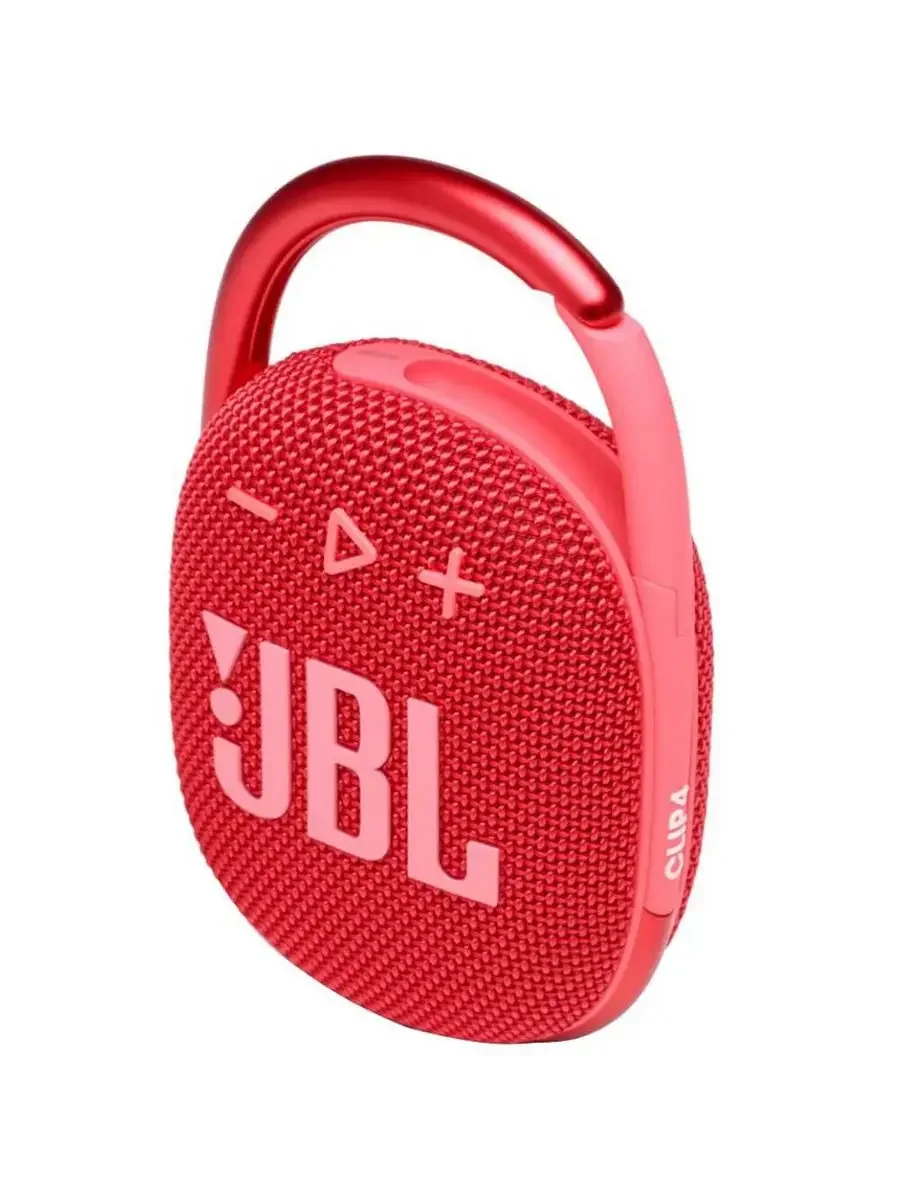 Колонка портативная JBL Clip 4 красный 5W 1.0 BT 15м 500mAh (JBLCLIP4REDAM)