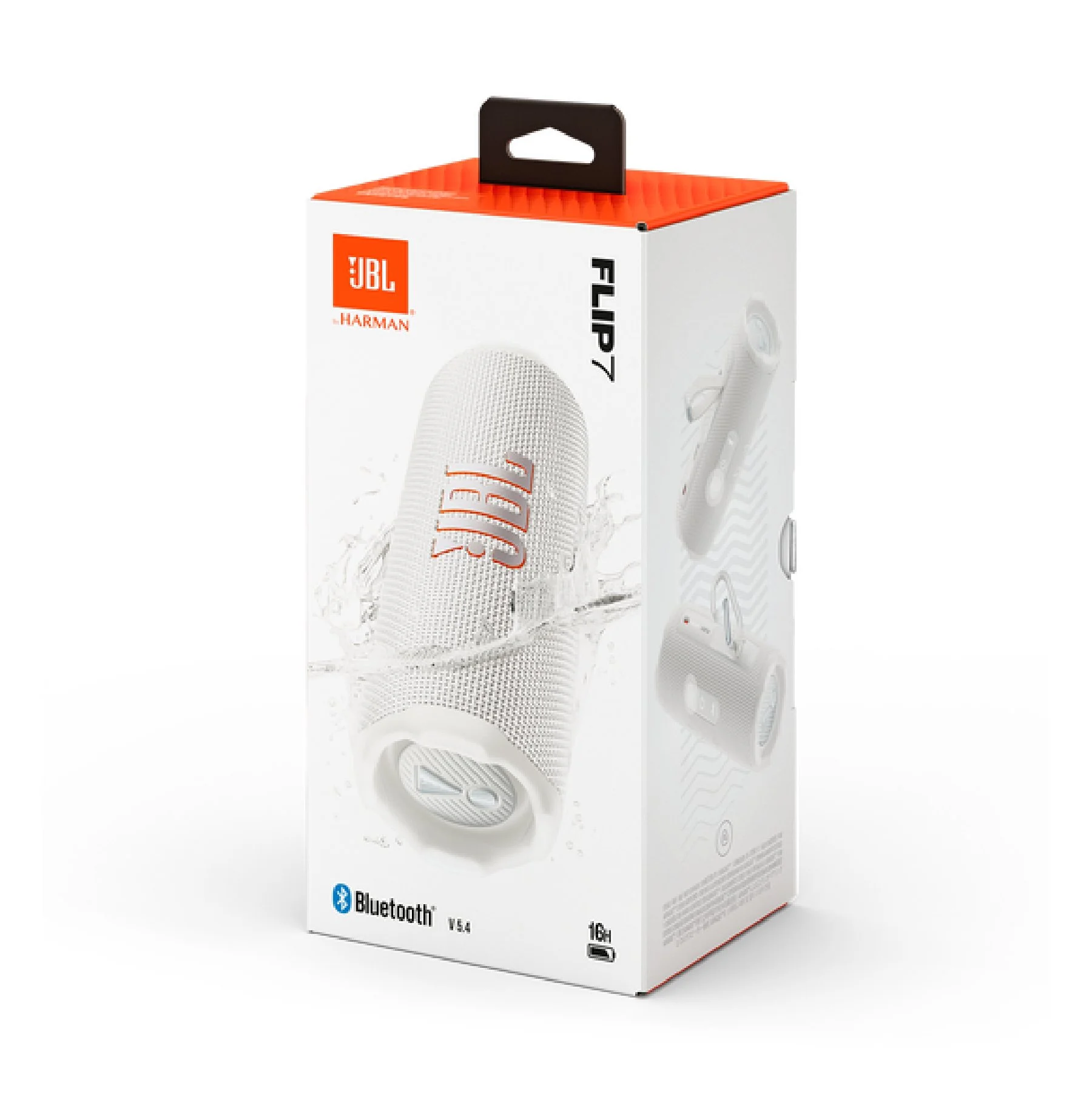 Колонка портативная JBL FLIP 7 белый 25W 1.0 BT 4800mAh (JBLFLIP7WHT)