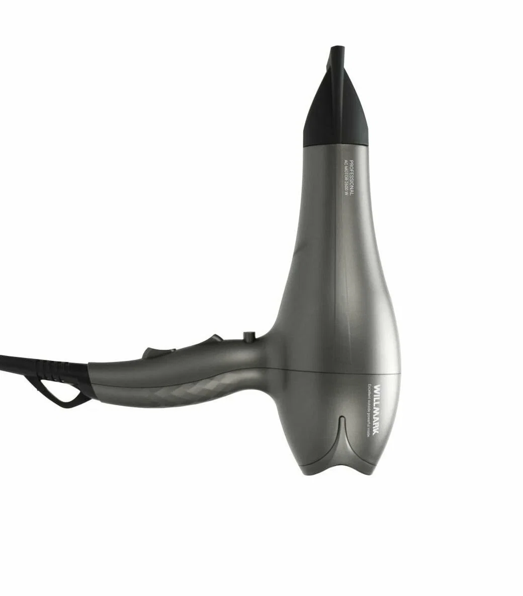 Фен WILLMARK WHD-2322AI графитовый, 2600 Вт, ионизация