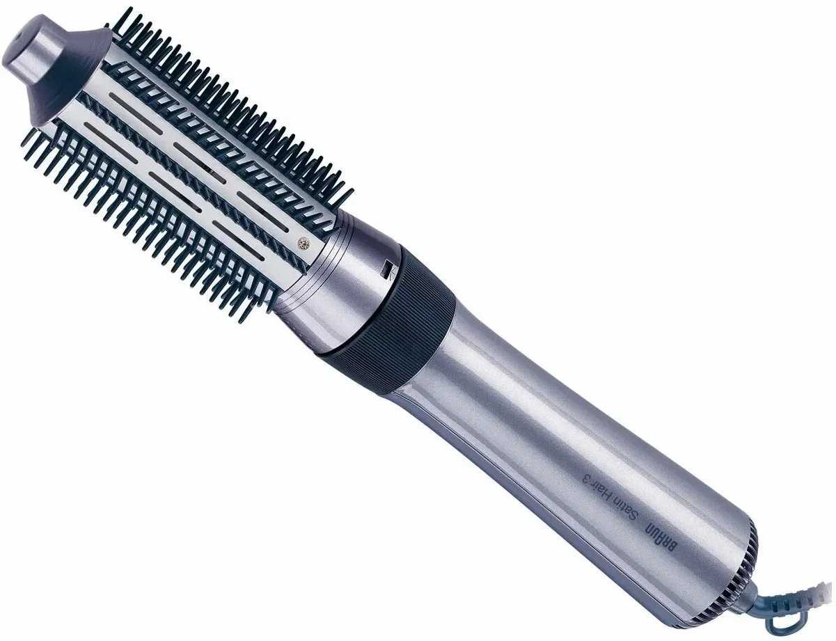 Фен-щётка Braun AS330 серебристый/черный, 400 Вт, 18/36 мм