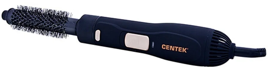 Фен-щётка Centek CT-2059 черный/золотистый, 1200 Вт, 25 мм