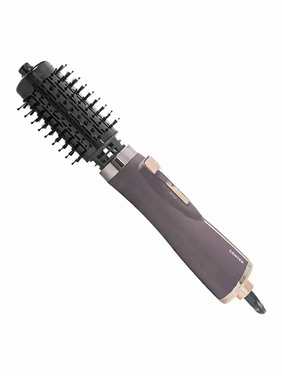 Фен-щётка Centek CT-2061 золото/черный, 1200 Вт, 50 мм, ионизация