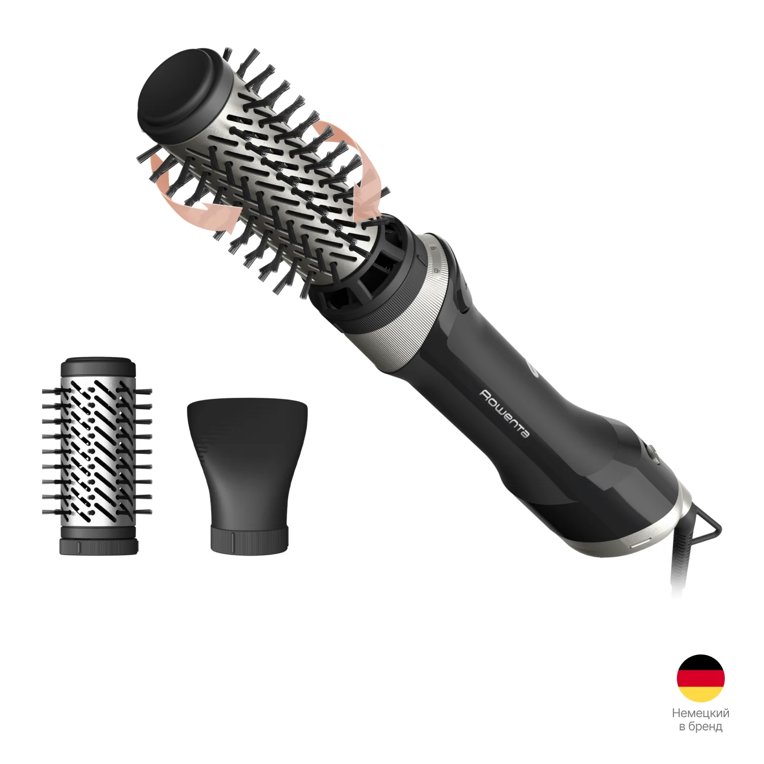Фен-щётка Rowenta Brush Activ UB9530F0, 1000 Вт, ионизация, 40/50 мм