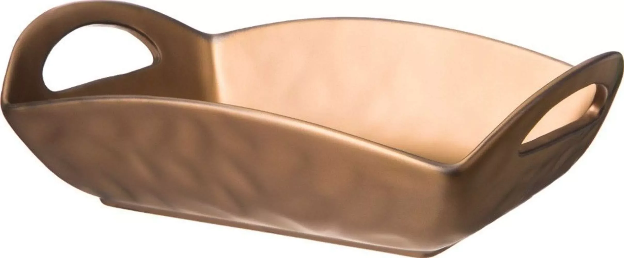 БЛЮДО С РУЧКАМИ BRONCO "BRONZE" 30*18,5*9 СМ (КОР=8ШТ.)
