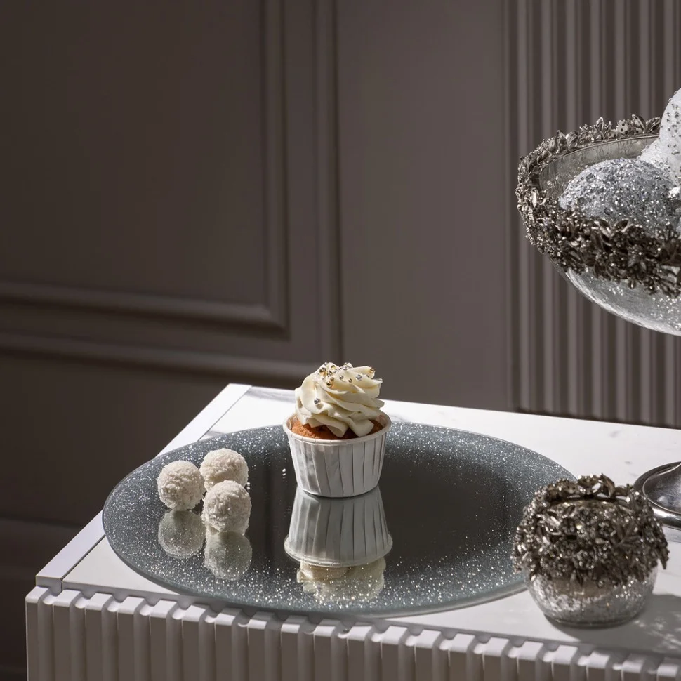 БЛЮДО СЕРВИРОВОЧНОЕ "SILVER MIRROR" 30 СМ