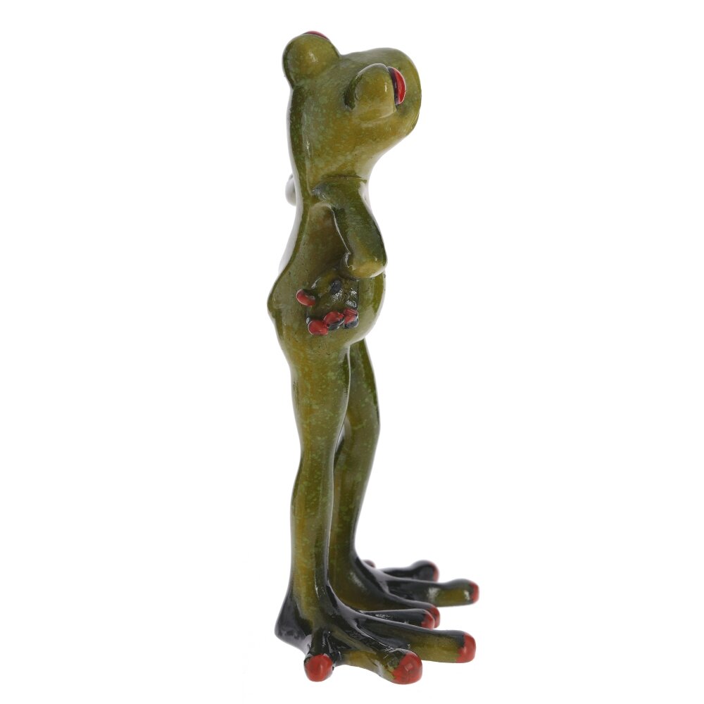 Фигурка декоративная "Лягушка", L7,5 W6 H16 см, 2в.