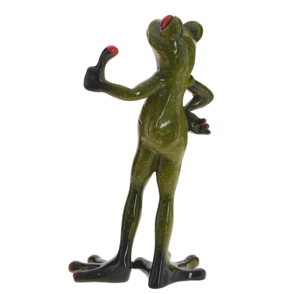 Фигурка декоративная "Лягушка", L7,5 W6 H16 см, 2в.