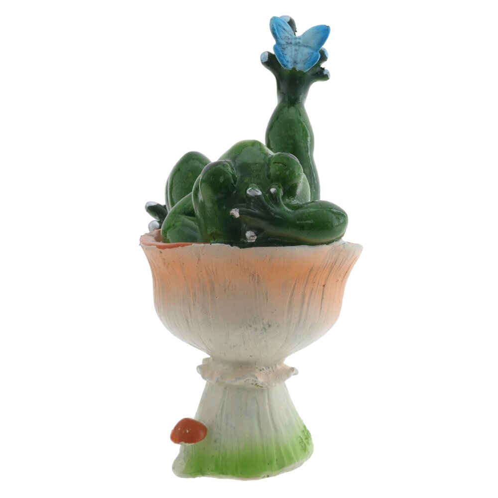 Фигурка декоративная "Лягушка", L9 W6 H11,5 см