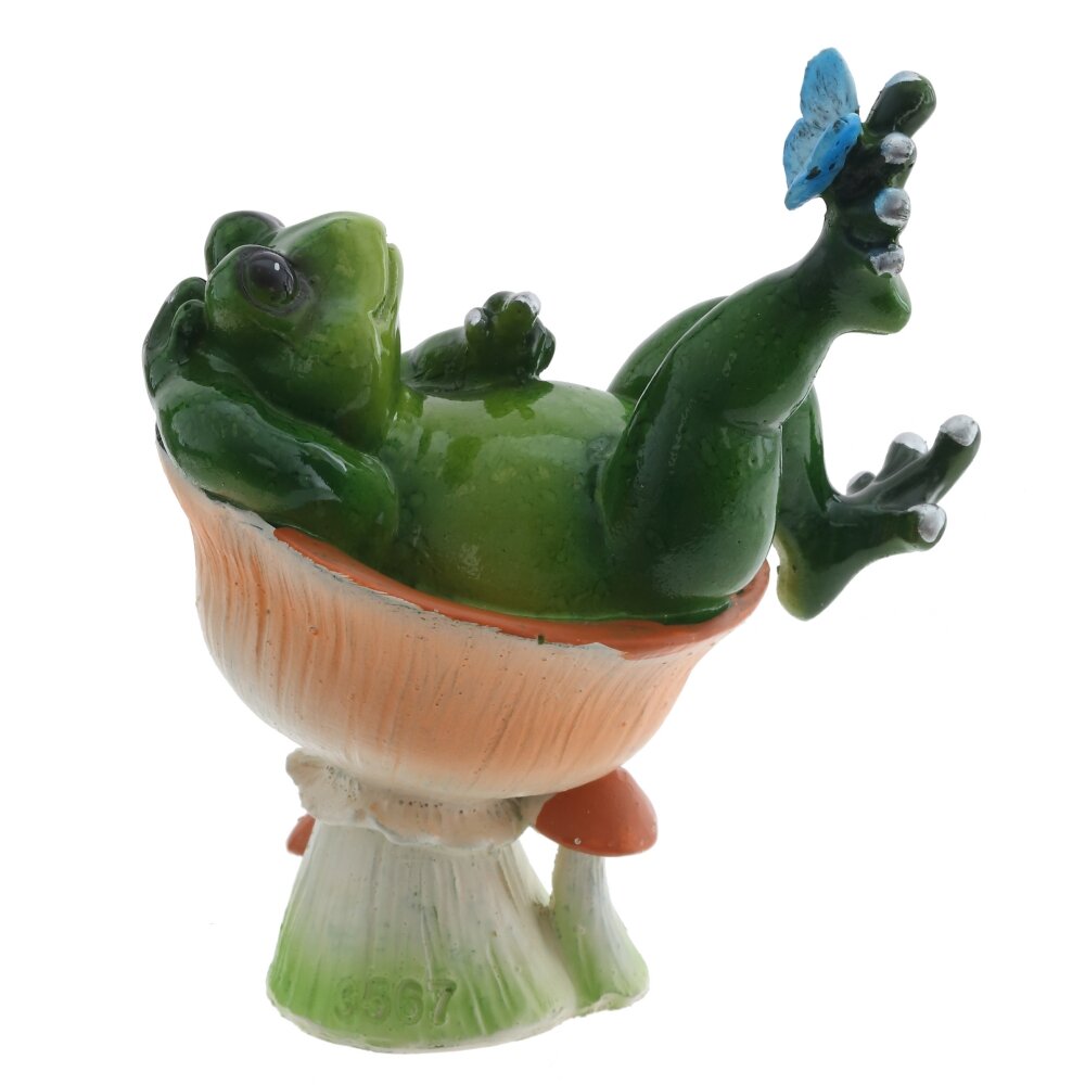 Фигурка декоративная "Лягушка", L9 W6 H11,5 см