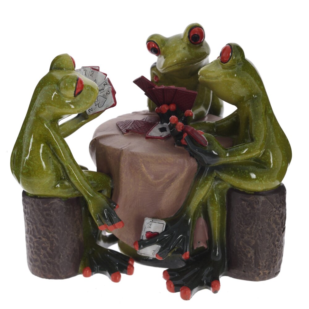 Фигурка декоративная "Лягушки", L14,5 W14 H13 см