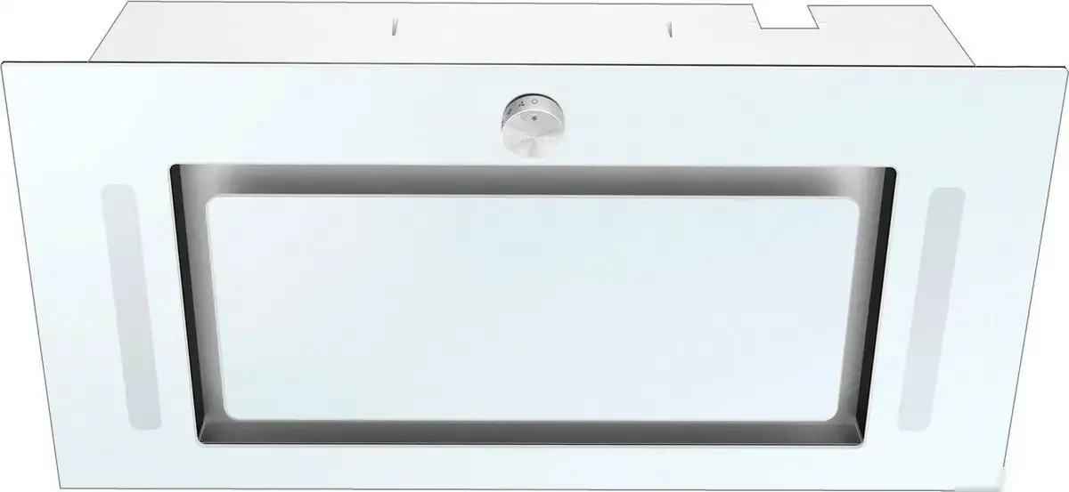 Вытяжка полновстраиваемая Meferi INBOX52WH GLASS ULTRA