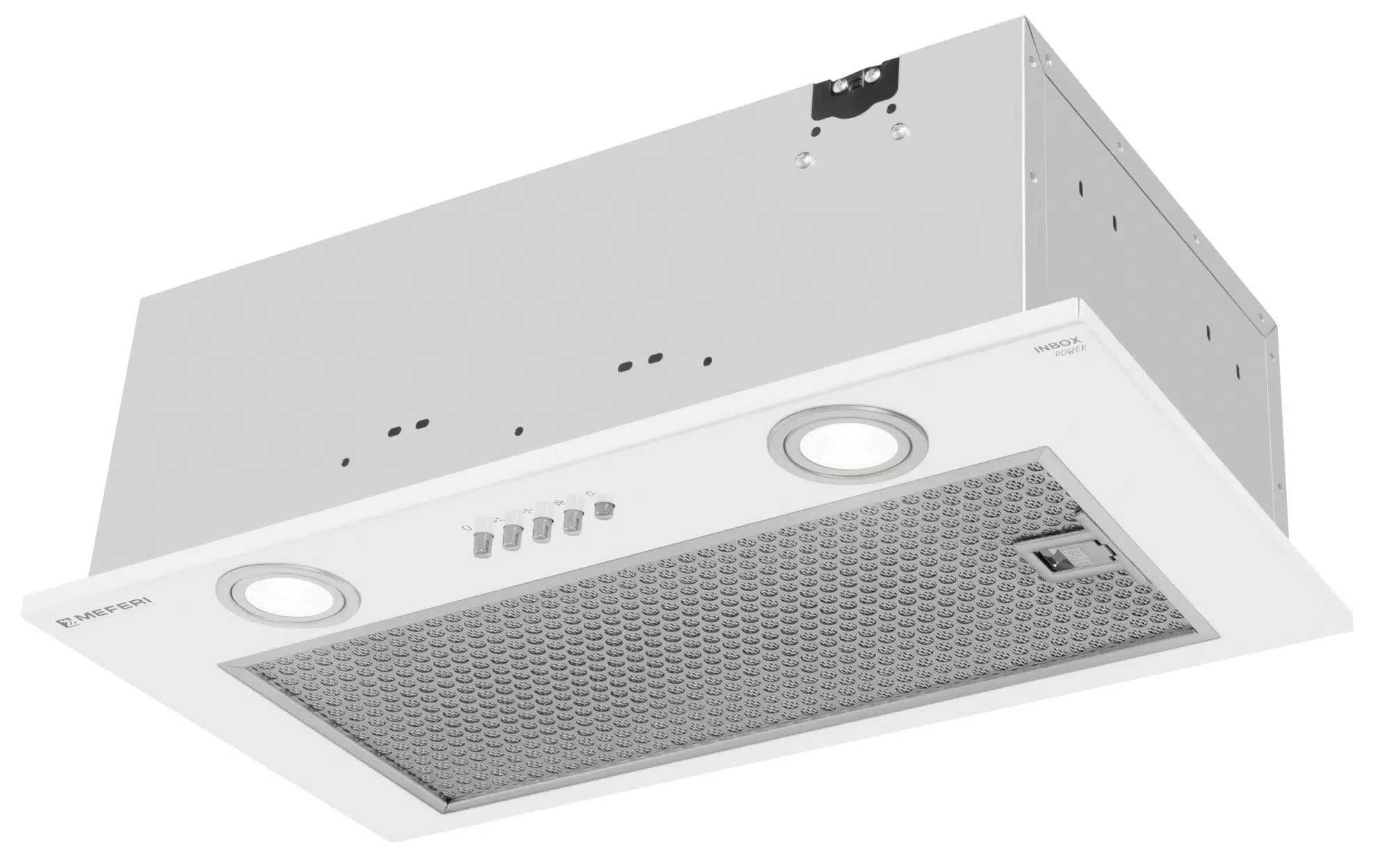 Вытяжка полновстраиваемая Meferi INBOX52WH POWER