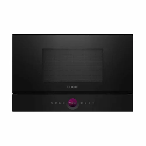 Встраиваемая микроволновая печь Bosch BER7321B1 900Вт, 5 режимов, кварцевый гриль,инвертер, 21 л, черный, петли справа