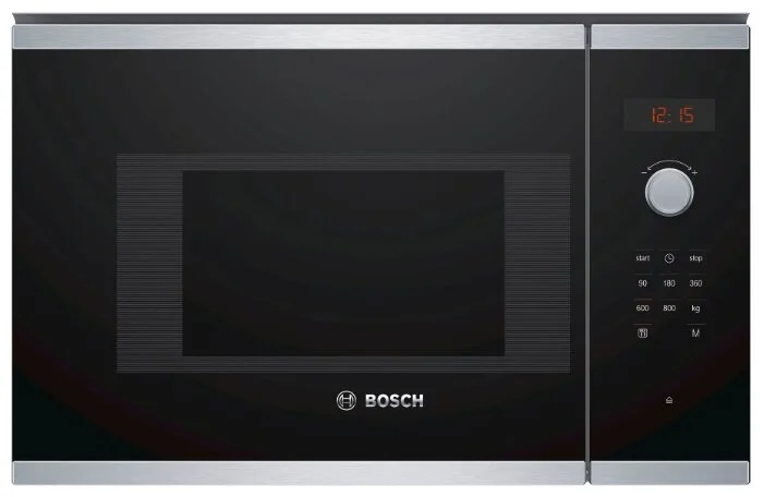 Встраиваемая микроволновая печь Bosch BFL523MS0 20л. 800Вт нержавеющая сталь/черный