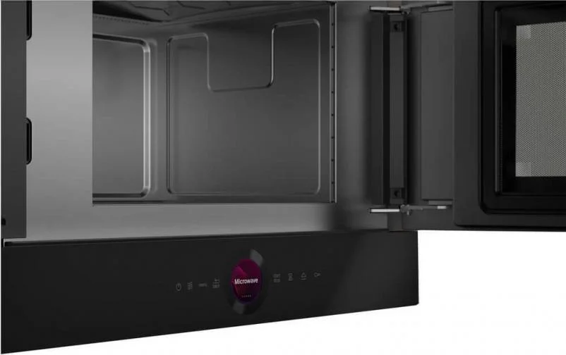 Встраиваемая микроволновая печь Bosch BFR7221B1 900Вт, 5 режимов, инвертер, 21 л, черный, петли справа