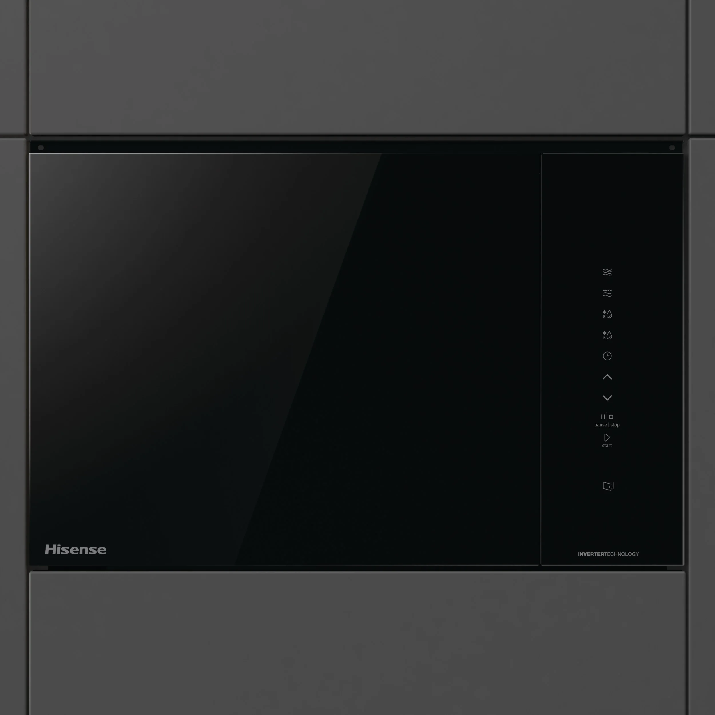 Встраиваемая микроволновая печь Gorenje BM201SG3BG, 20 л, 5 уровней мощности, 8 автопрограмм, сенсорное управление, дисплей, гриль, поворотный стол, A