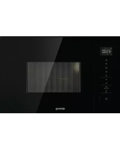 Встраиваемая микроволновая печь Gorenje BM201SG3BG, 20 л, 5 уровней мощности, 8 автопрограмм, сенсорное управление, дисплей, гриль, поворотный стол, A