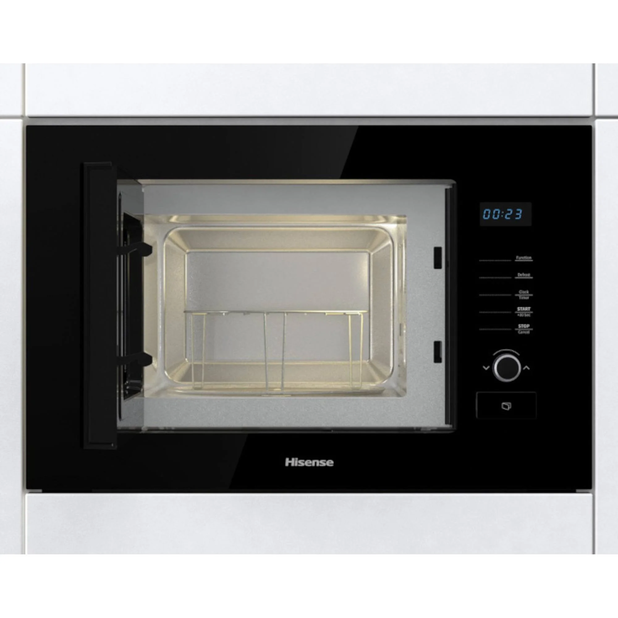 Встраиваемая микроволновая печь GORENJE BMX201AG1BG Электронное управление, черный, объем: 20 л