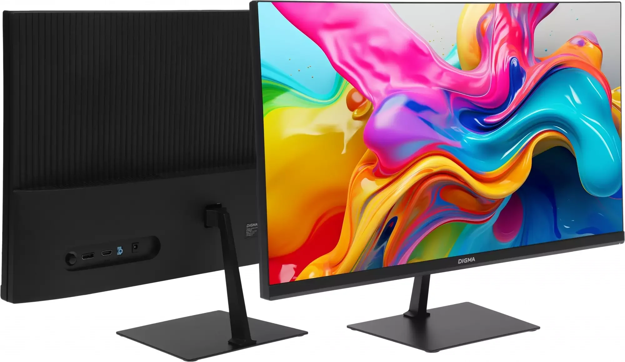Монитор 24.5" Digma Overdrive 25P510F IPS 1920x1080, 180 Гц, 1 мс, 16:9, 250 кд/м², 1xHDMI, 1xDP, черный