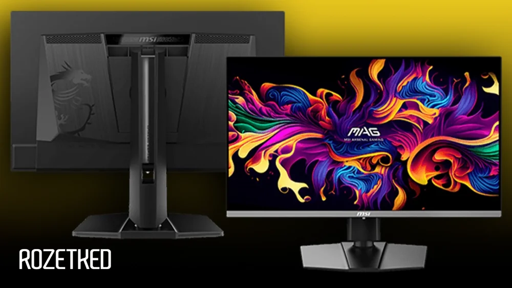 Монитор 26.5" MSI MAG 272UP QD-OLED X24 QD-OLED 3840x2160, 240 Гц, 0.03 мс, 16:9, 1000 кд/м², DP 1.4a, HDMI 2.1 x2, USB-C, 3.5 Jack, HDR10, DisplayHDR