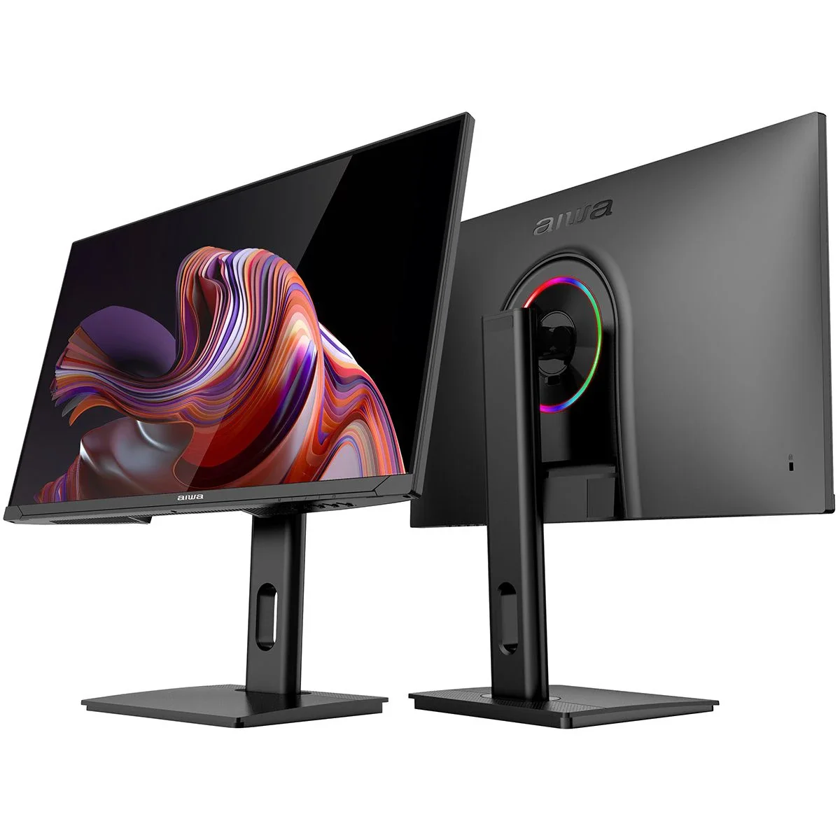 Монитор 27" Aiwa MD2711 IPS 1920x1080, 240 Гц, 1 мс, 16:9, 300 кд/м², 2xHDMI 2.0, 2xDP 1.2, 3.5 Jack, динамики (2x3 Вт), FreeSync, G-Sync, черный