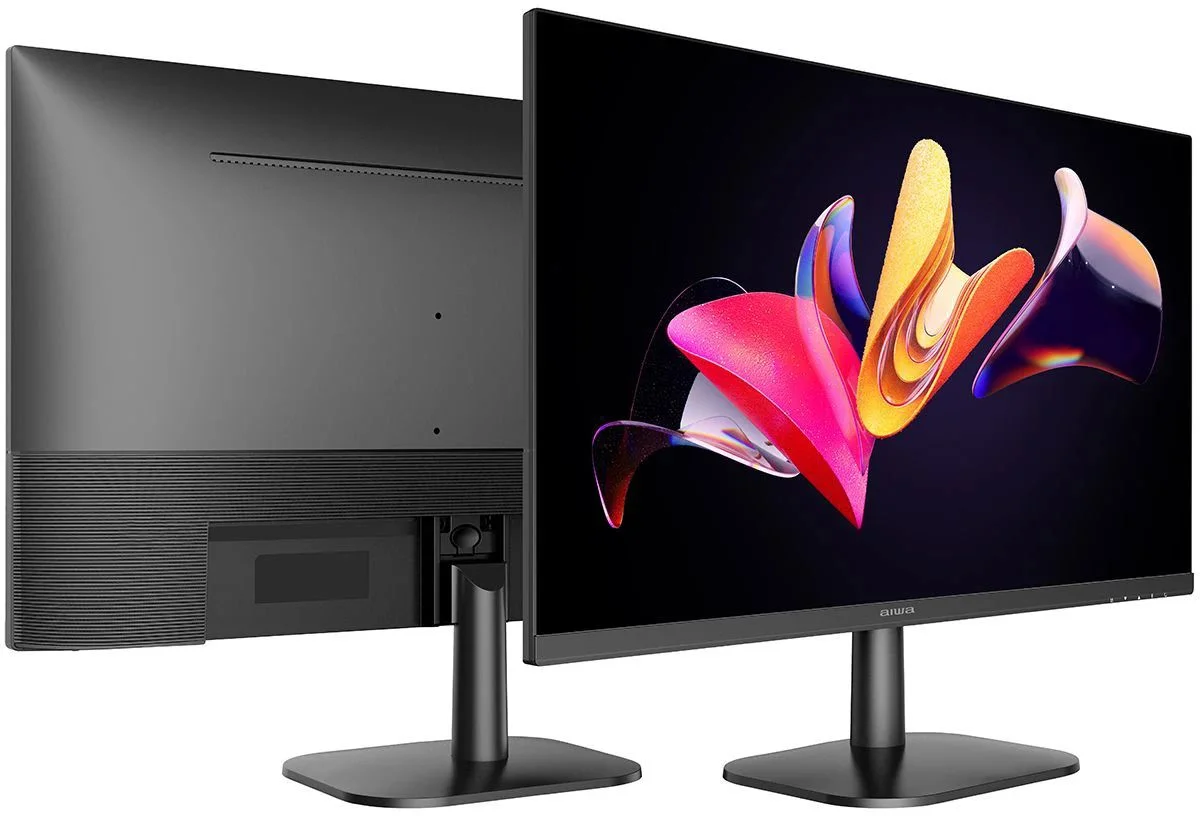 Монитор 27" AIWA MF2706 IPS 1920x1080, 100 Гц, 4 мс, 16:9, 250 кд/м², 1xHDMI, 1xDP 1.2, 1xVGA, 2x3 Вт, черный