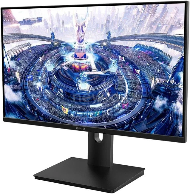 Монитор 27" Aiwa MQ271A IPS 2560x1440, 100 Гц, 4 мс, 16:9, 300 кд/м², HDMI 2.0, DP 1.2, USB-C (15 Вт), 3.5 Jack, динамики (2x3 Вт), FreeSync, G-Sync,