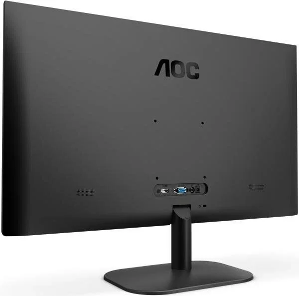 Монитор 27" AOC 27B2DM, VA 1920x1080, 75 Гц, 4 мс, 16:9, 250 кд/м², 1xHDMI, 1xDVI-D, 1xVGA, 1x3.5 мм, черный