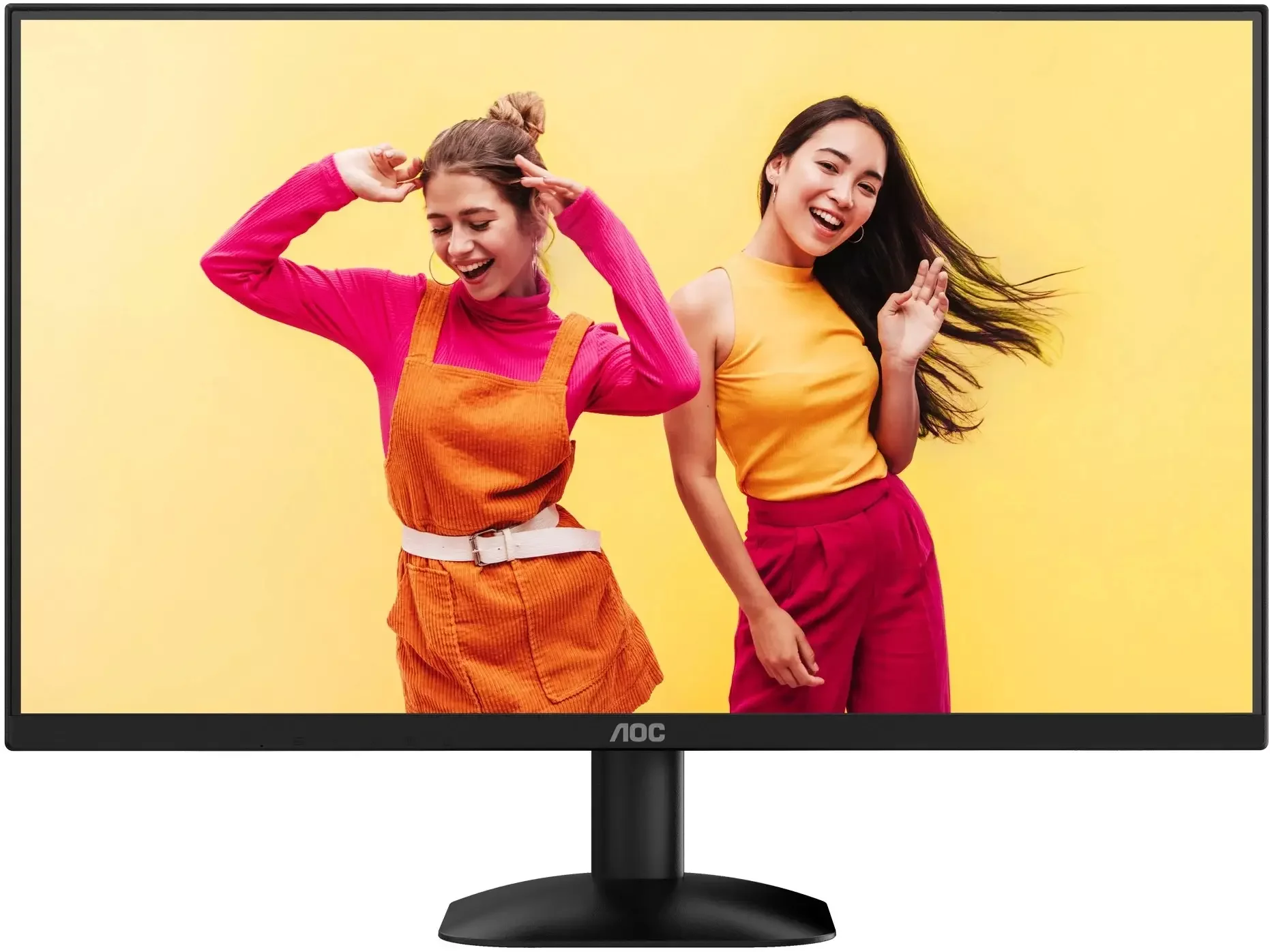 Монитор 27" AOC Q27B35E IPS 2560x1440, 75 Гц, 1 мс, 16:9, 300 кд/м², HDMI 1.4, DP 1.4, HDR10, Adaptive-Sync, черный