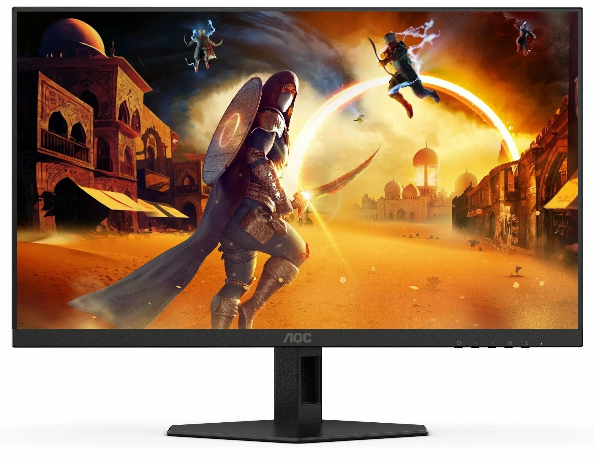 Монитор 27" AOC Q27G42XE черный IPS LED 16:9 HDMI M/M матовая 1000:1 300cd 178гр/178гр 2560x1440 180Hz DP Quad 2K (1440p) 5.29кг