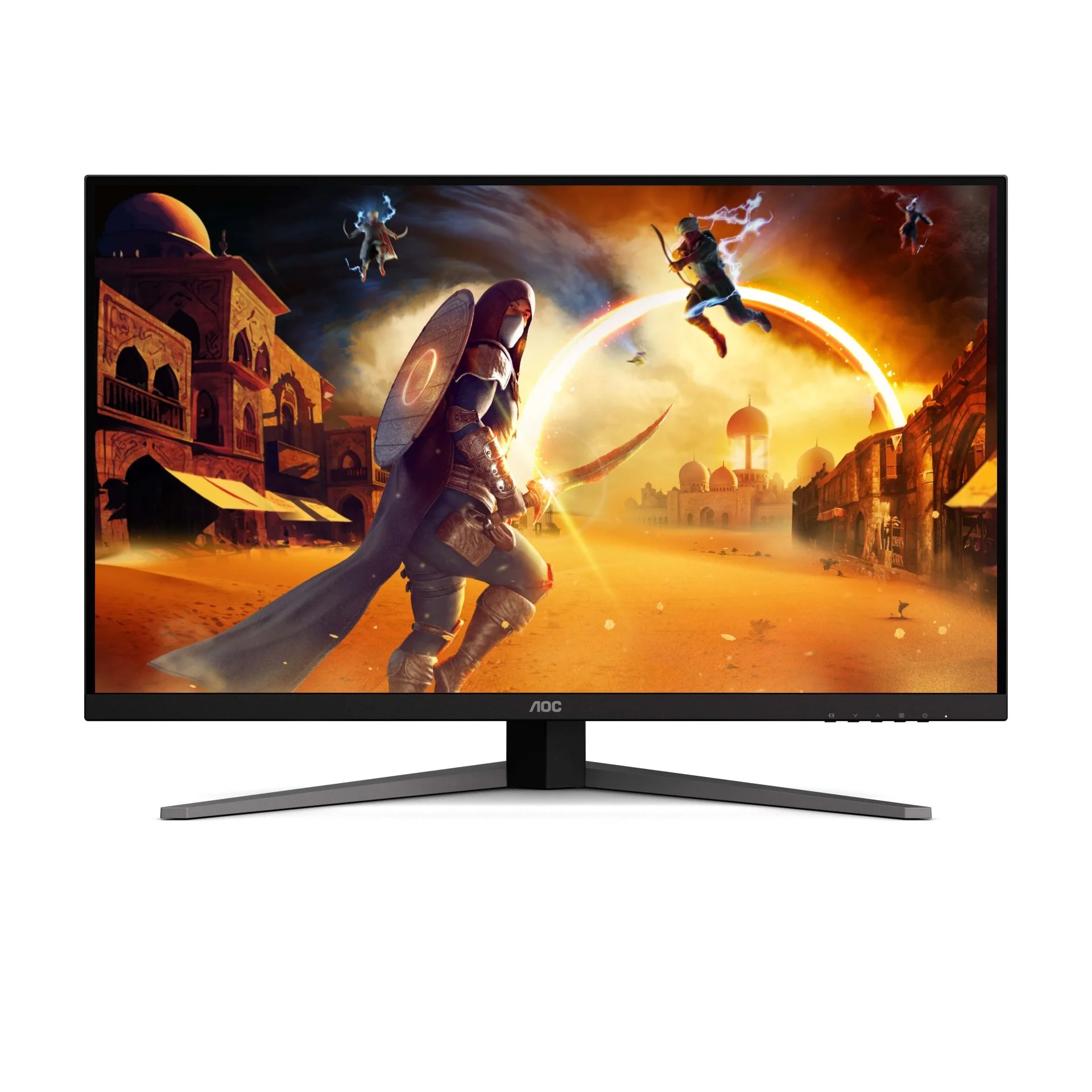 Монитор 27" AOC Q27G4S IPS 2560x1440, 300 Гц, 1 мс, 16:9, 350 кд/м², DP 1.4, 2xHDMI 2.1, DisplayHDR 400, FreeSync, черный