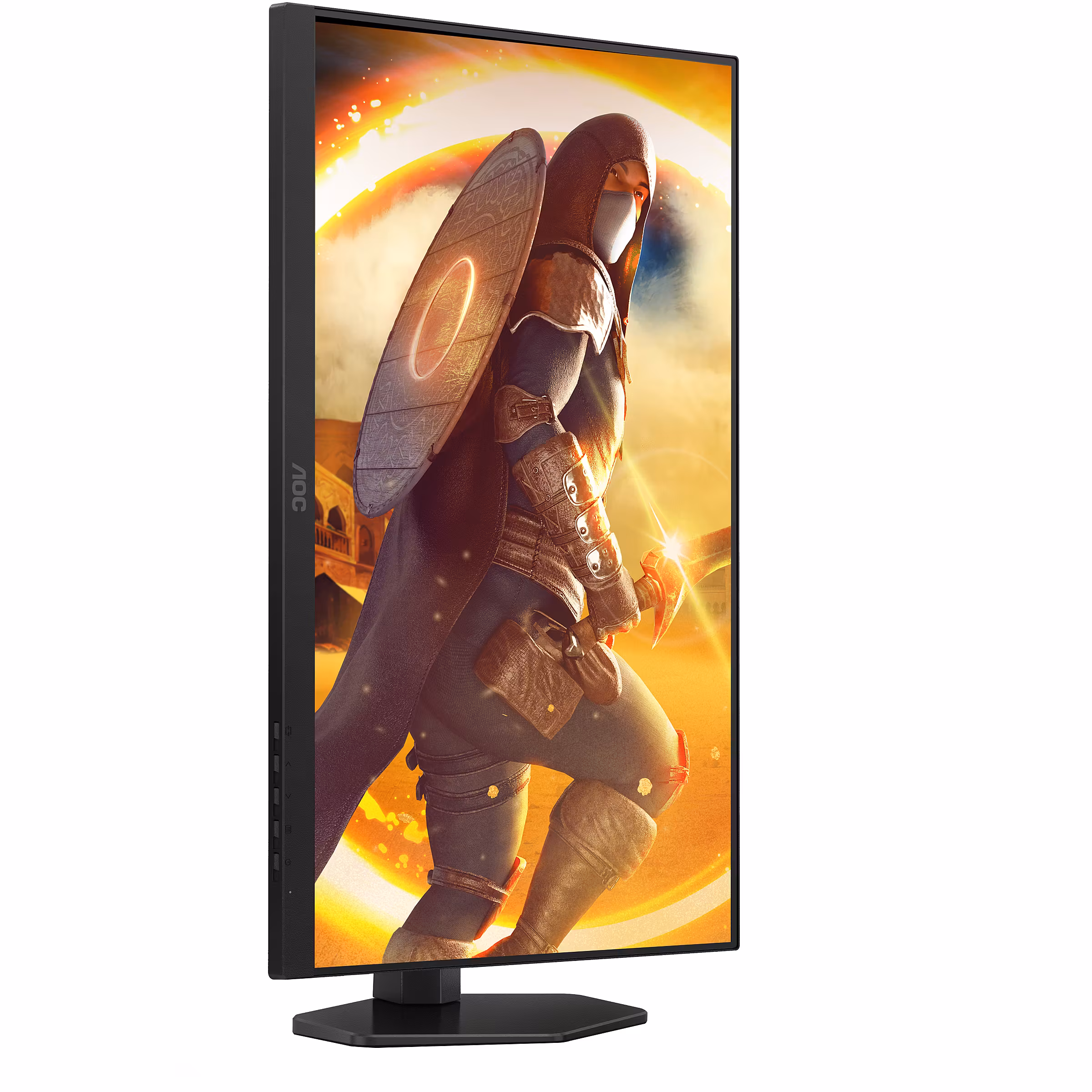 Монитор 27" AOC Q27G4XF Fast IPS 2560x1440, 180 Гц, 0.5 мс, 16:9, 300 кд/м², HDMI 2.0, DP 1.4, 3.5 Jack, HDR10, Adaptive-Sync, черный