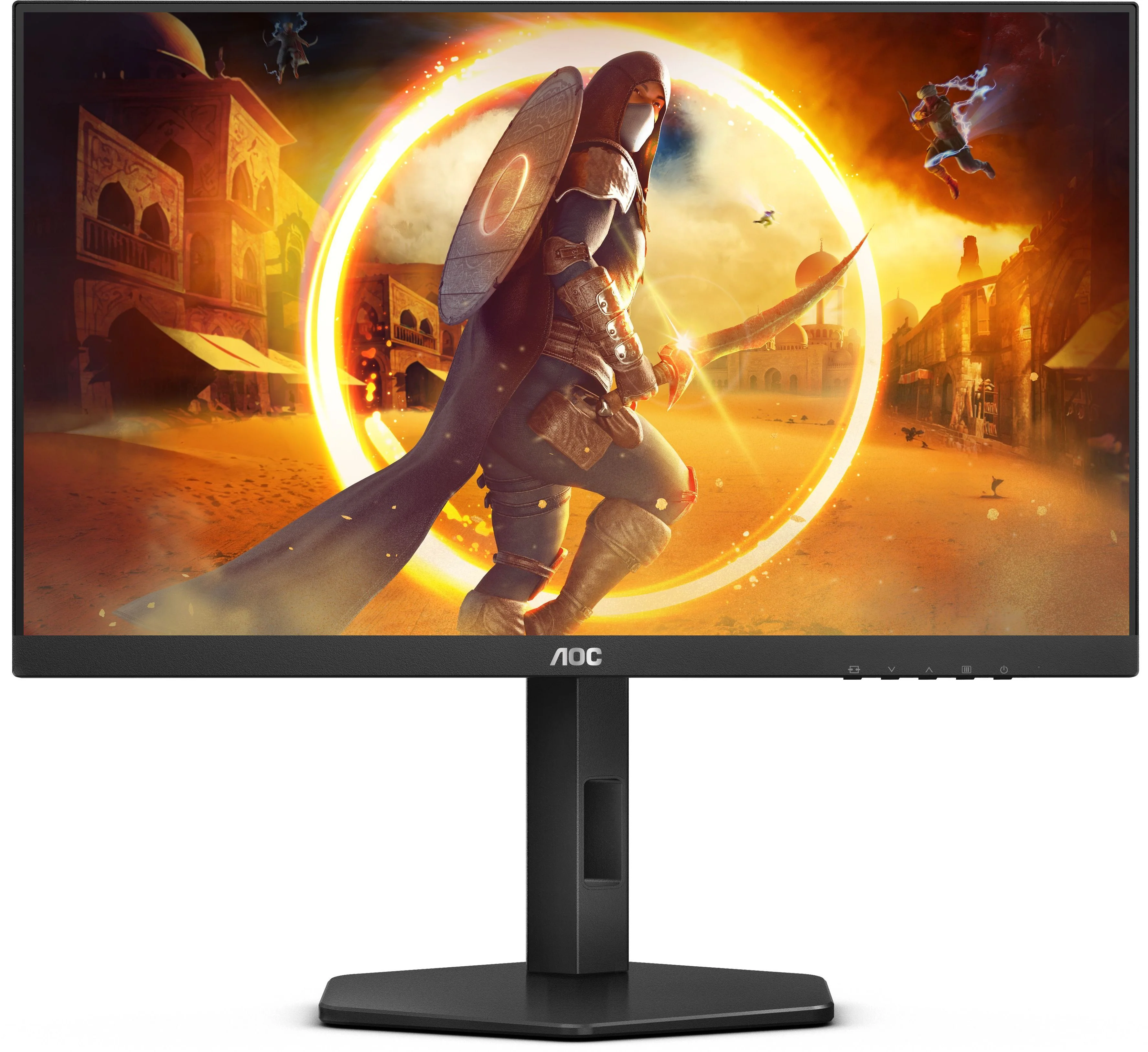 Монитор 27" AOC Q27G4XY Fast VA 2560x1440, 180 Гц, 0.3 мс (MPRT), 16:9, 450 кд/м², 2×HDMI 2.0, DP 1.4, 3.5 Jack, HDR10 (DisplayHDR 400), FreeSync, чер
