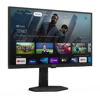 Монитор 27" AOC Q27G4XY Fast VA 2560x1440, 180 Гц, 0.3 мс (MPRT), 16:9, 450 кд/м², 2×HDMI 2.0, DP 1.4, 3.5 Jack, HDR10 (DisplayHDR 400), FreeSync, чер