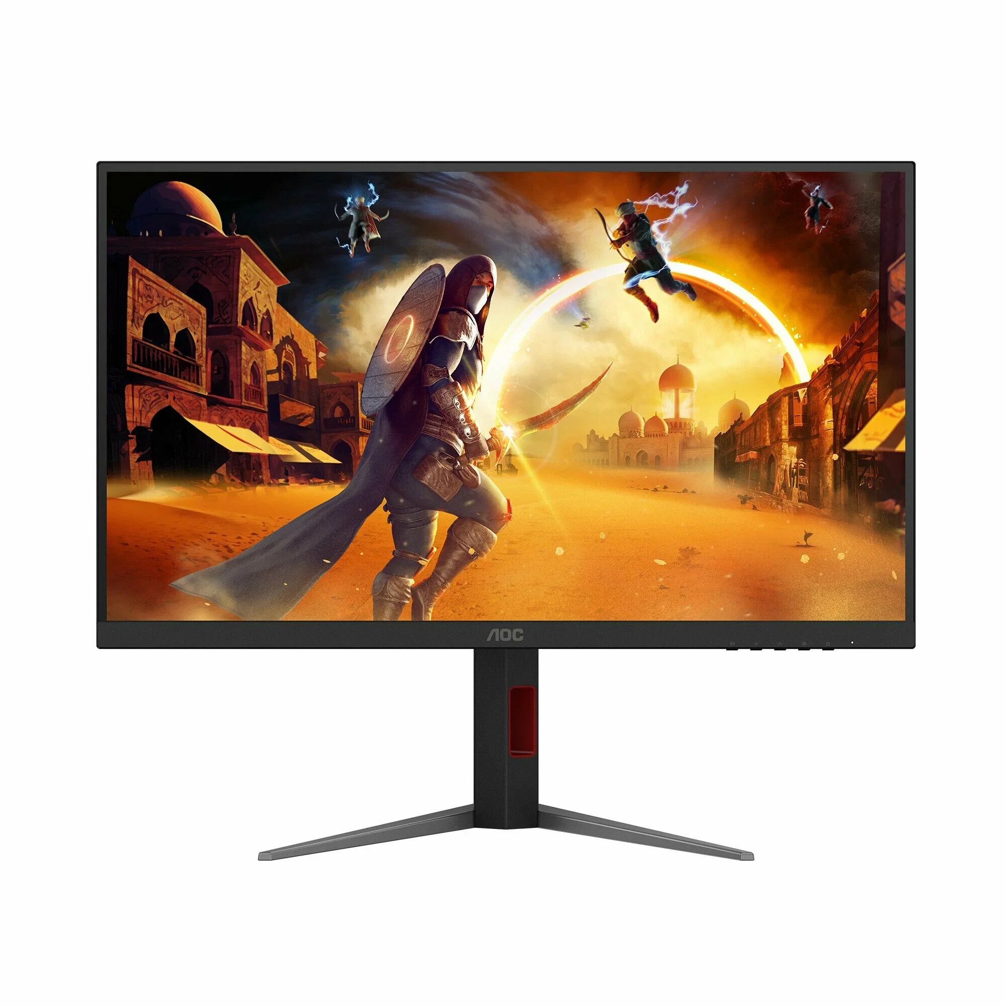 Монитор 27" AOC Q27G4ZMN VA 2560x1440, 240 Гц, 1 мс, 16:9, 450 кд/м² (пиковая 1200 кд/м²), Mini LED, DisplayHDR 1000, HDMI 2.0, DP 1.4, 3.5 Jack, Free