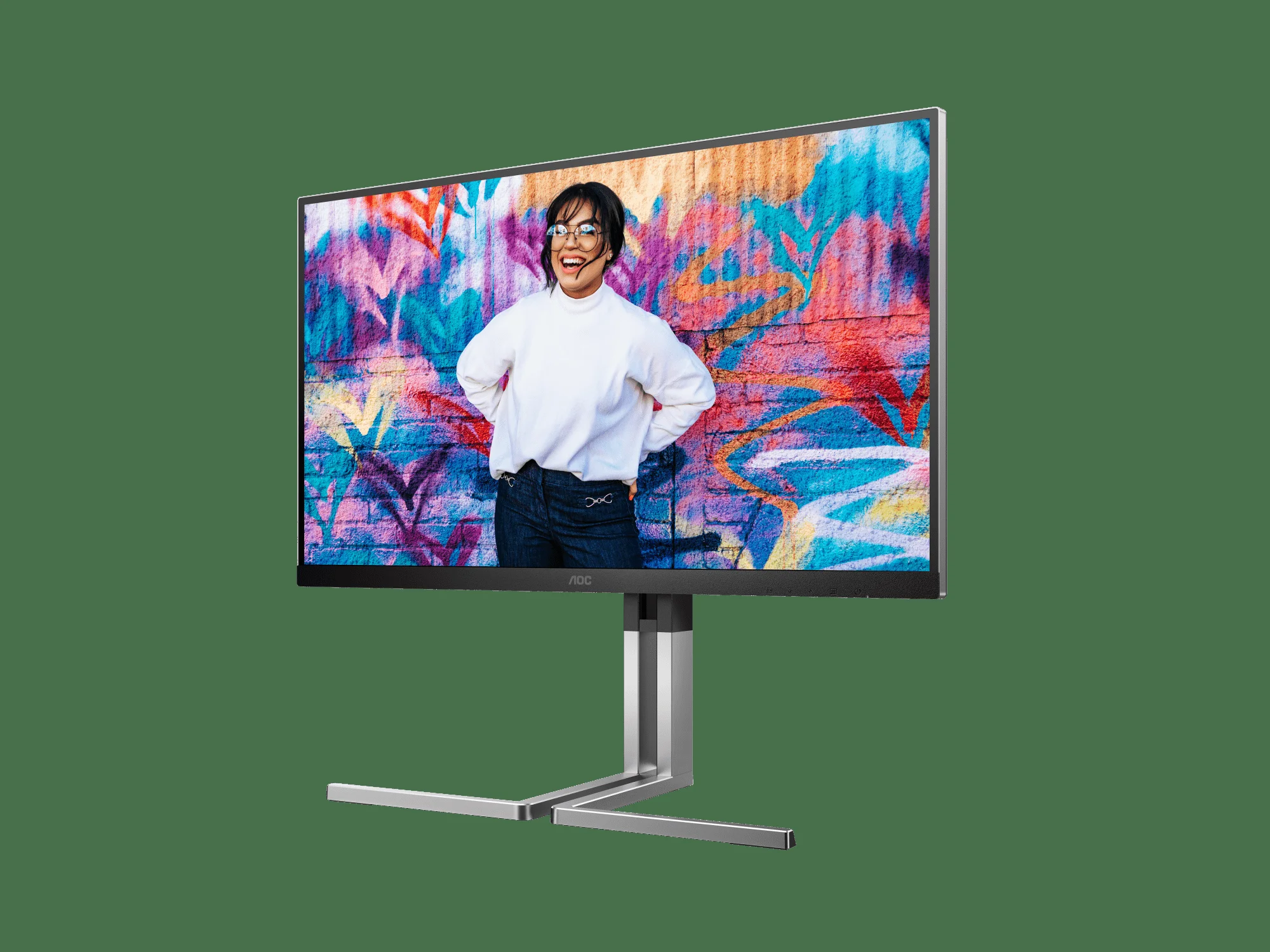 Монитор 27" AOC U27U3CV Nano IPS 3840x2160, 60 Гц (75 Гц макс.), 4 мс, 16:9, 400 кд/м², 2×HDMI 2.0, DP 1.4, USB-C (96 Вт PD), USB Hub (4×USB 3.2 Gen2