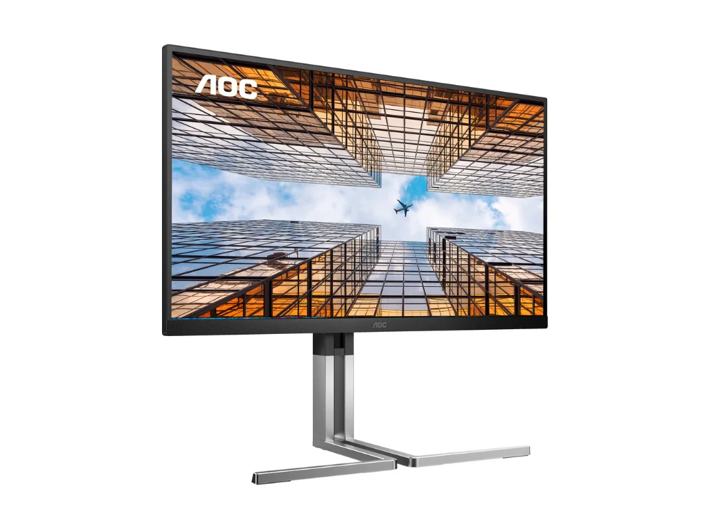 Монитор 27" AOC U27U3CV Nano IPS 3840x2160, 60 Гц (75 Гц макс.), 4 мс, 16:9, 400 кд/м², 2×HDMI 2.0, DP 1.4, USB-C (96 Вт PD), USB Hub (4×USB 3.2 Gen2