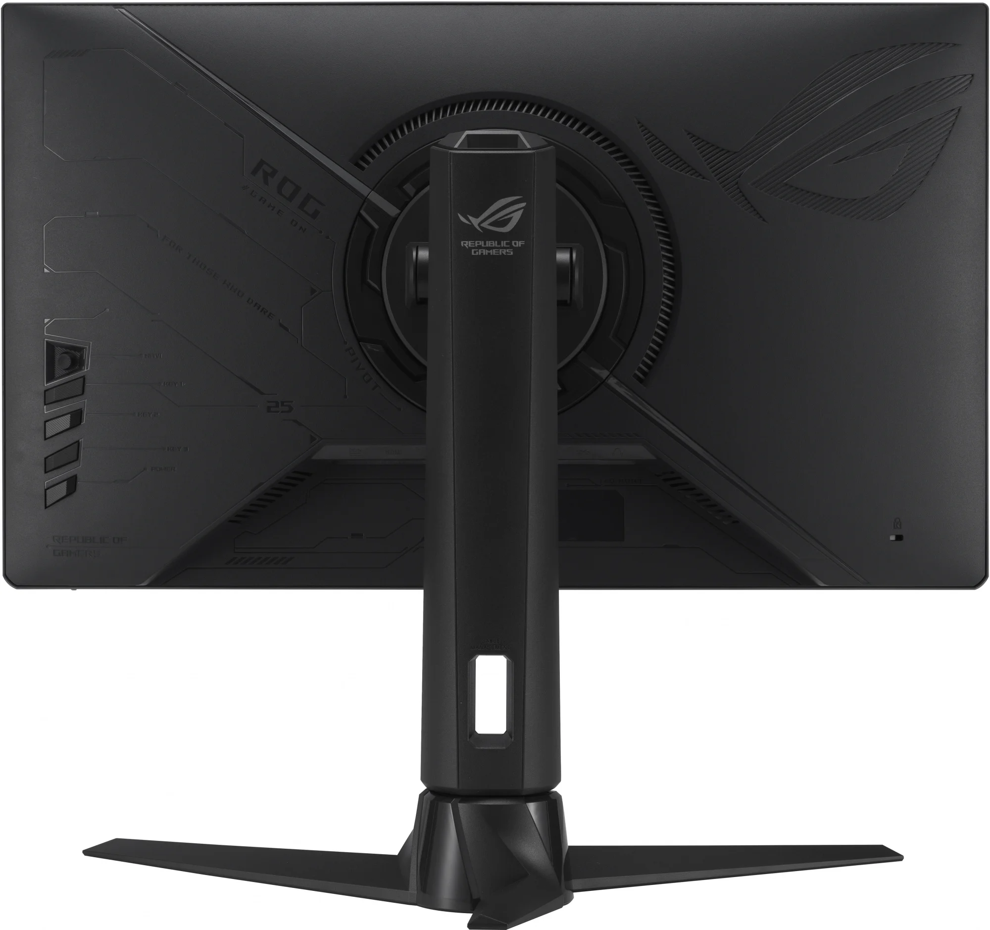 Монитор 27" Asus ROG Strix XG27ACMS IPS 2560x1440, 320 Гц, 1 мс, 16:9, 350 кд/м², HDMI 2.1, DP 1.4, USB-C, 3.5 Jack, HDR10, FreeSync Premium, G-Sync C