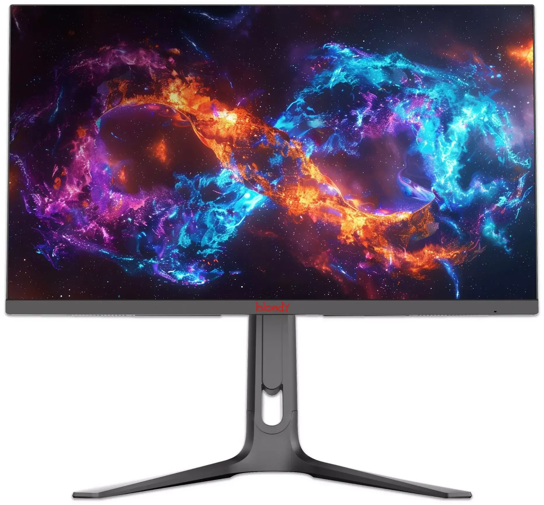 Монитор 27" BLOODY MN272Q IPS 2560x1440, 240 Гц, 1 мс, 16:9, 400 кд/м², 2xHDMI, 2xDP, 1x3.5 мм, 2x3 Вт, темно-серый
