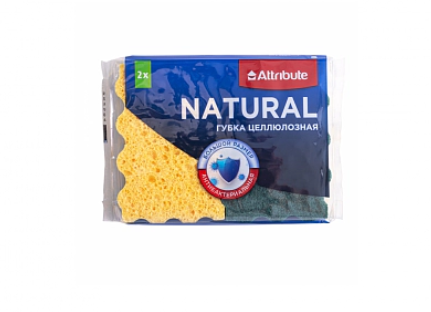 Arc. Губка NATURAL целлюлозная 2шт