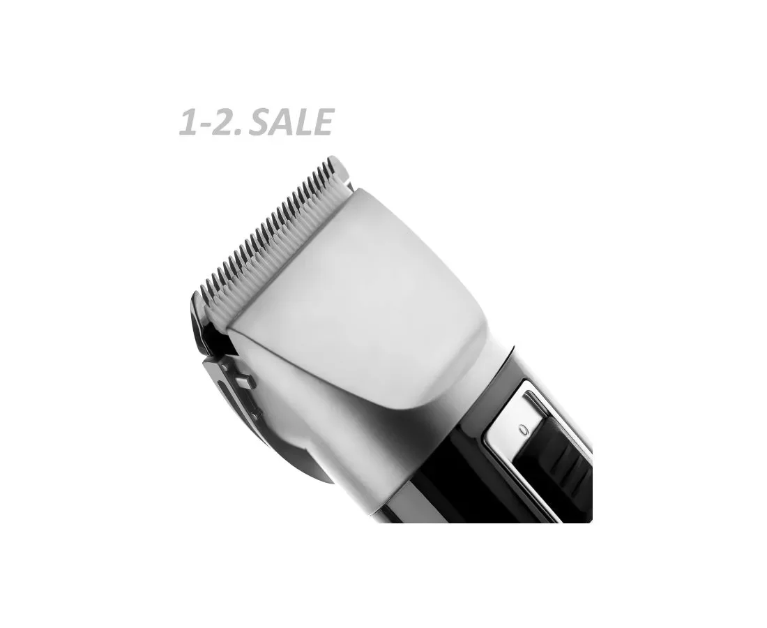 Машинка для стрижки BRAYER BR3402 (LED-дисплей, 4 насад, турбо, титан. покр, регу. высоты лезвий)